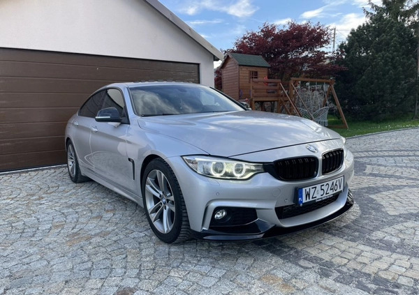 BMW Seria 4 cena 89500 przebieg: 164803, rok produkcji 2015 z Skała małe 704